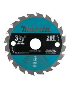 Makita A-95021 Circular Saw Carbide‑Tipped 3-3/8" TCT Saw Blade