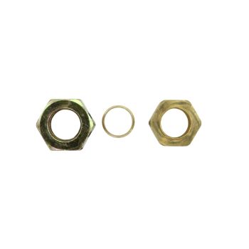 Husky E106024 Air Compressor Tube Compression Nut Assembly 1/2" OD