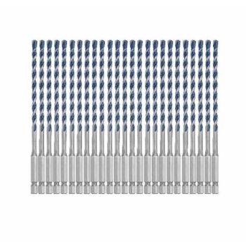 Bosch Power Tools HCBG04B25T Blue Granite Turbo Hammer Drill Bit 3/16" X 4" X 6 " 25Pack
