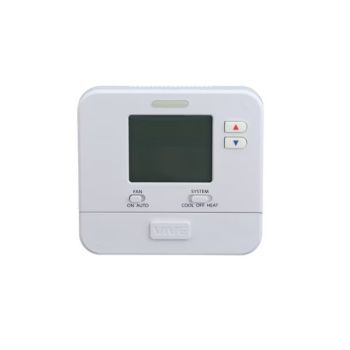 Tradepro TP-N-701 Vive Non-Programmable Thermostat 1H/1C W/4 Sq.In. Display